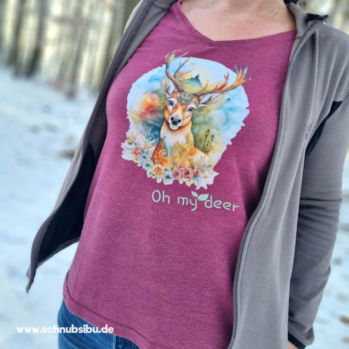 Bügelbild Fantasie-Tiere Hirsch